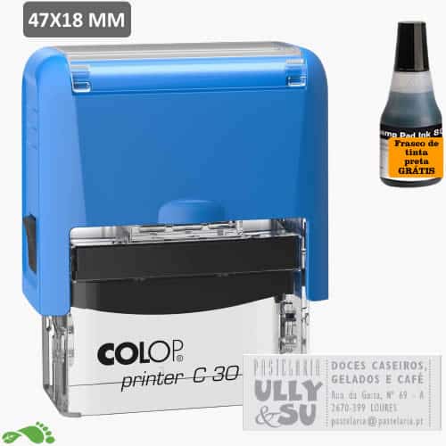 Carimbo Automático C30 | Personalizável Online